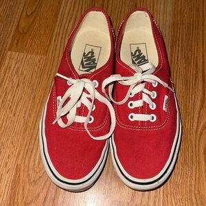 Men’s Red Vans